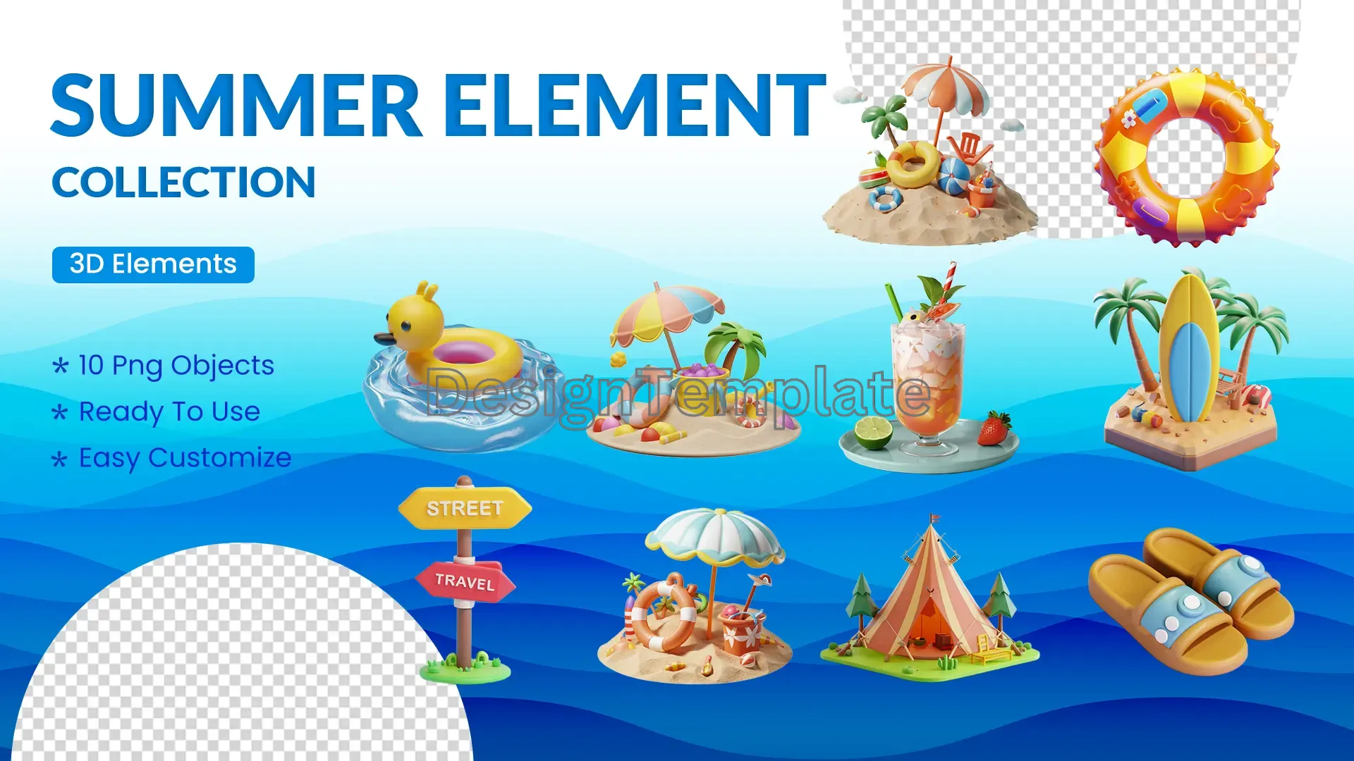Holiday Essentials Vibrant Summer 3D Pack